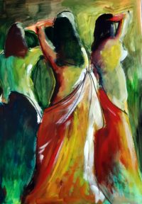 Danseuses / Acrylique / 50 x 70 